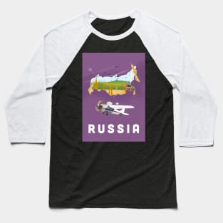 Russia Baseball T-Shirt